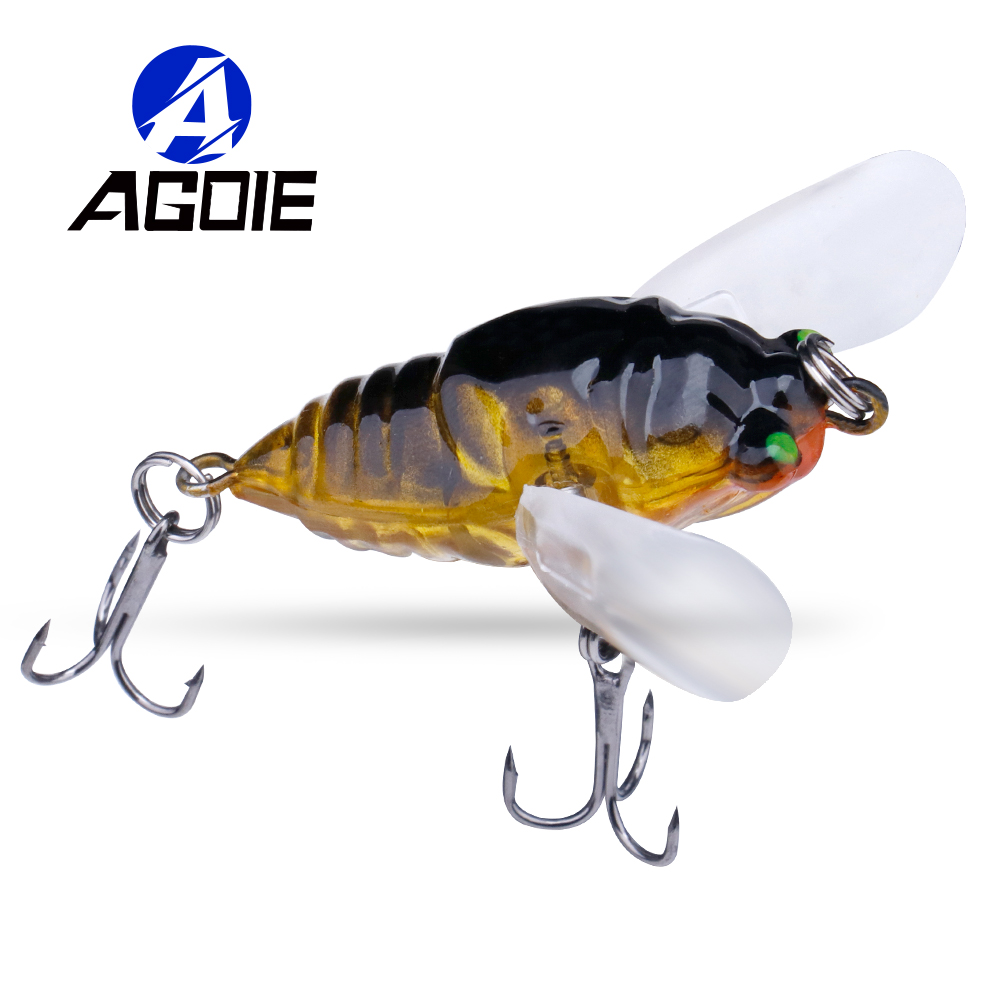 Fishing Lure Spinnerbait - アゴイ-翼のあるポッパールアー,リアルな人工餌,ピカダ,暗闇で光る,パイクやバス釣りに最適,6.5g, 5cm