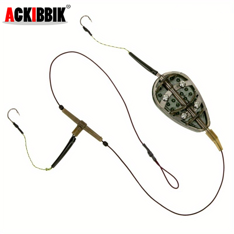 Fishing Lure Making Kit - 1pc 鯉釣りフィーダーキットフィーダーフック鯉釣り餌ケージライングループ人工ルアーアクセサリー