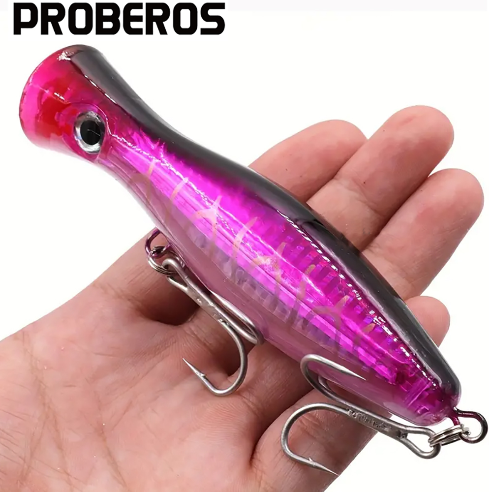 Fishing Lure Popper - PROBEROS 1pc 13cm 43g ポッパー釣りルアー ハード人工餌