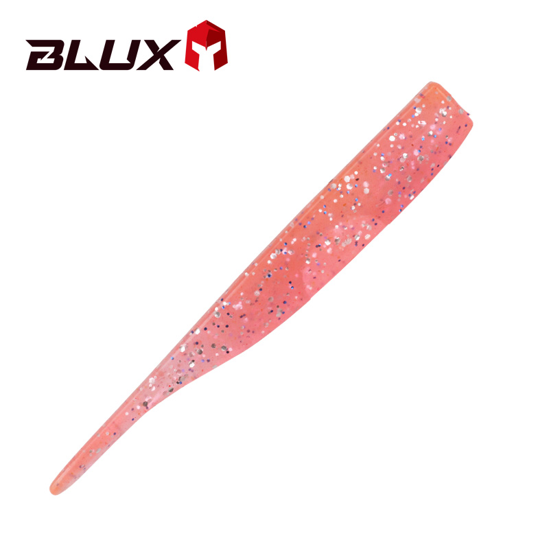 Fishing Lure Buzzbait - BLUX 新ダーツワームソフト餌 58 ミリメートル 78 ミリメートルジグヘッドシリコーンスピニング釣りルアー海水淡水シーバス人工タックル