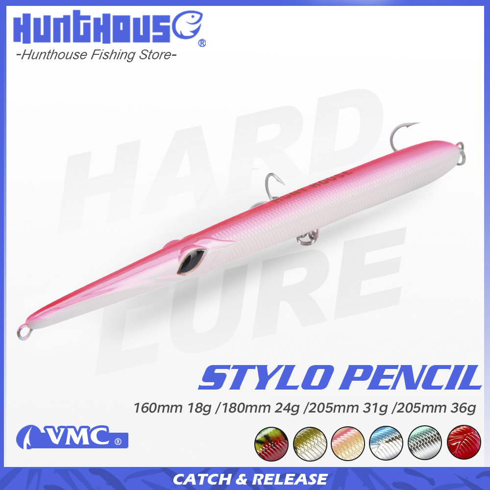 Fishing Lure Spoon - ハントハウス スタイロ 160/180/205mm 18/24/31/36g スピニング ルアー
