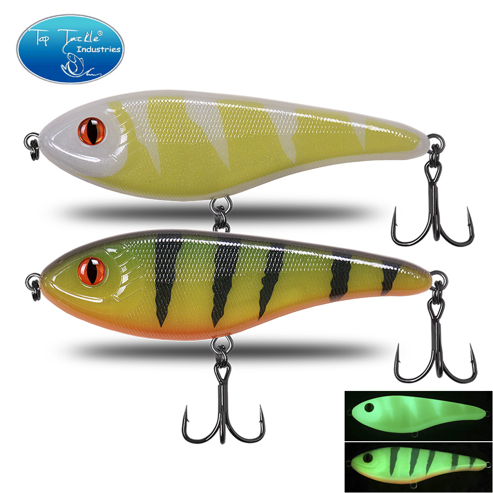 Fishing Lure Jerkbait - Cfルアー麝香pike 120ミリメートル/135ミリメートル釣りジャーク餌原点フックスローシンキングソフトwobblersためペスカ