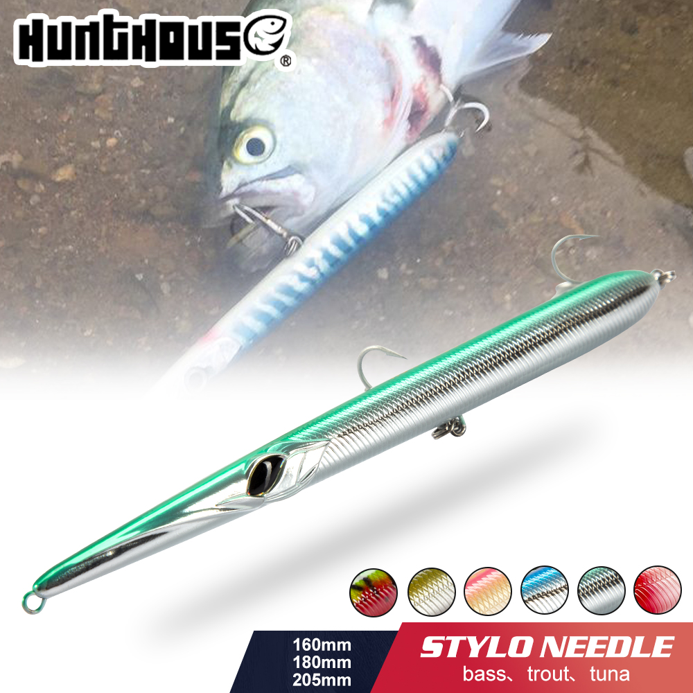 Fishing Lure Spinnerbait - ハントハウス ニードルフィッシング ルアー ロングキャスティング ペンシルスティックベイト 18/24/31/36g