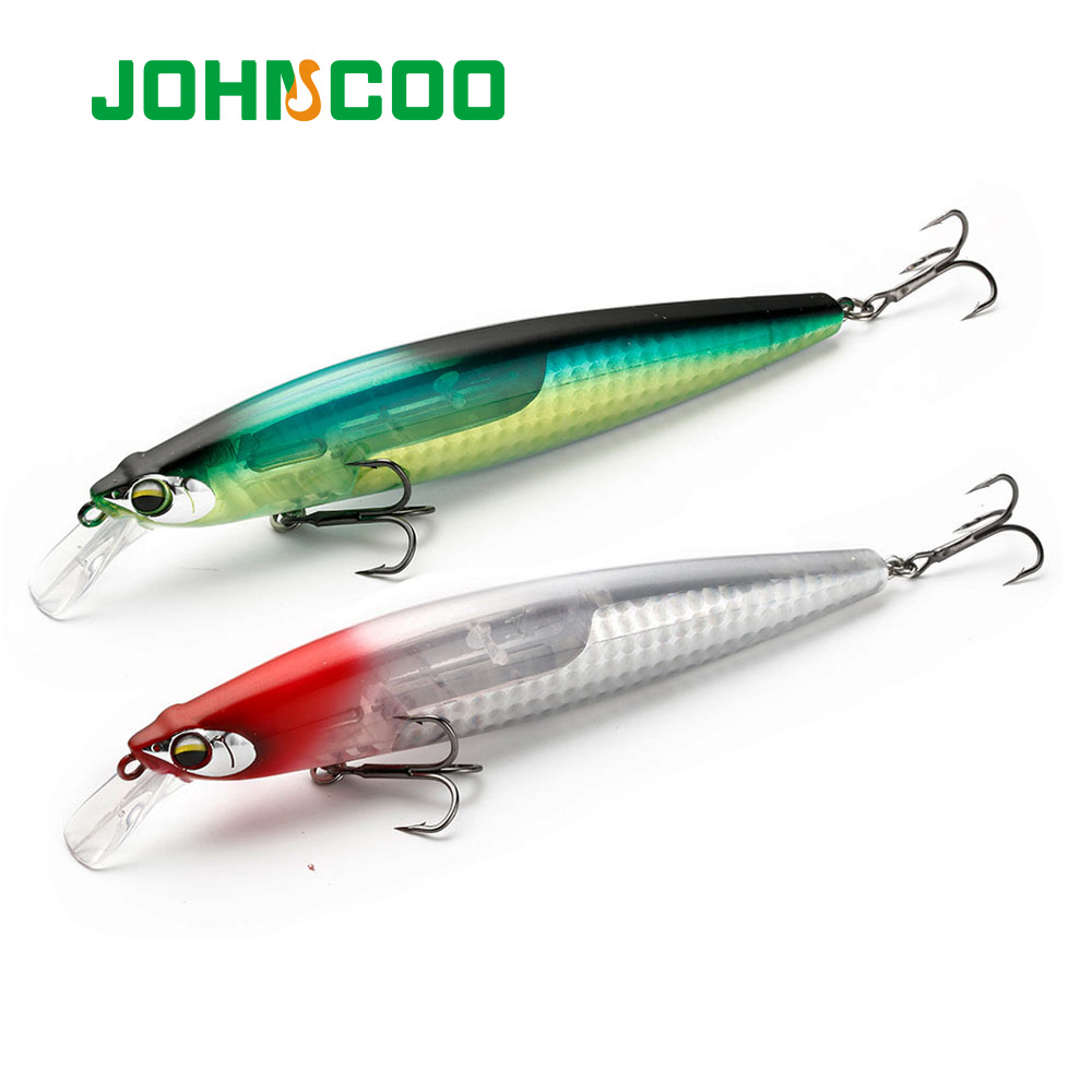 Fishing Lure Blade Bait - Jhoncoo-釣り用のフローティングベイト,魚を捕まえるためのルアー,ミノー用,長距離,シーバス用,ウォブラー付き,130mm,18.5g
