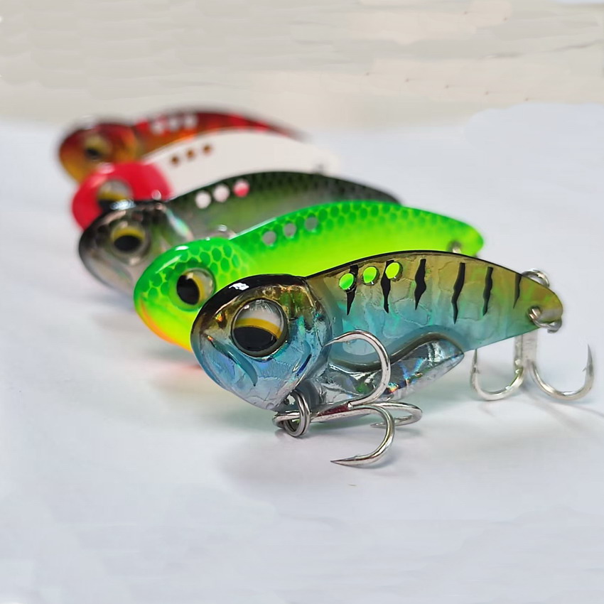 6個入り メタルVIBフィッシングルアー 7.3g 10g  - Fishing Lure Blade Bait のレビューと価格