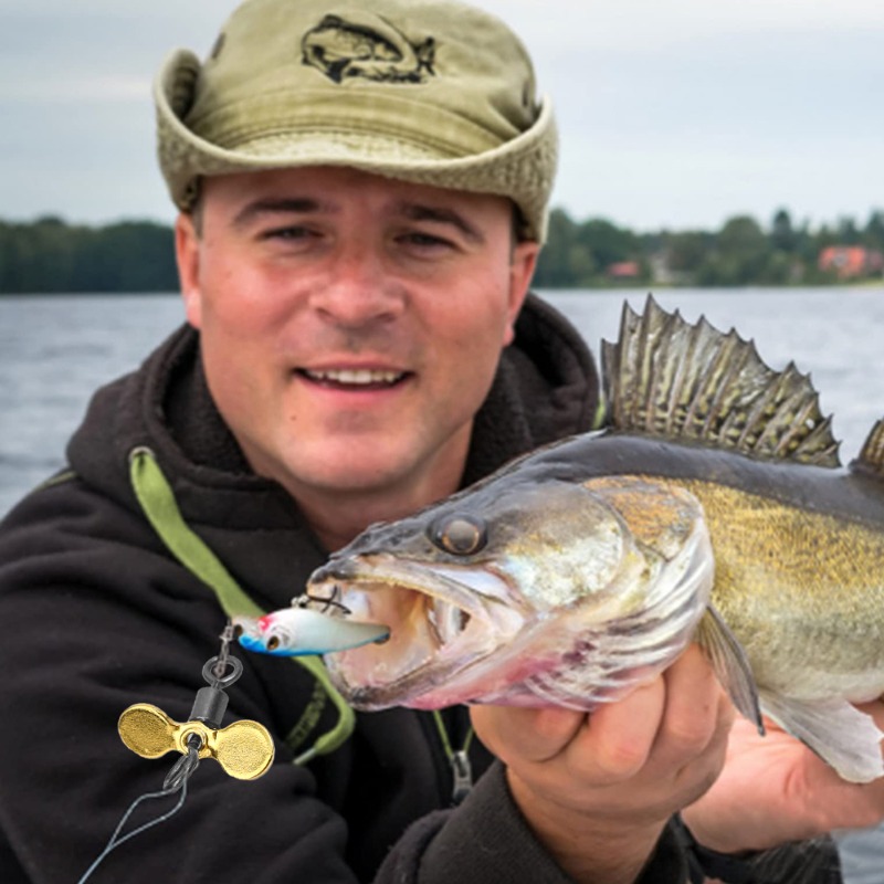 プラグキャスティング釣りプロペラブレードターボプロペラスピナ - Fishing Lure Spinner のレビューと価格