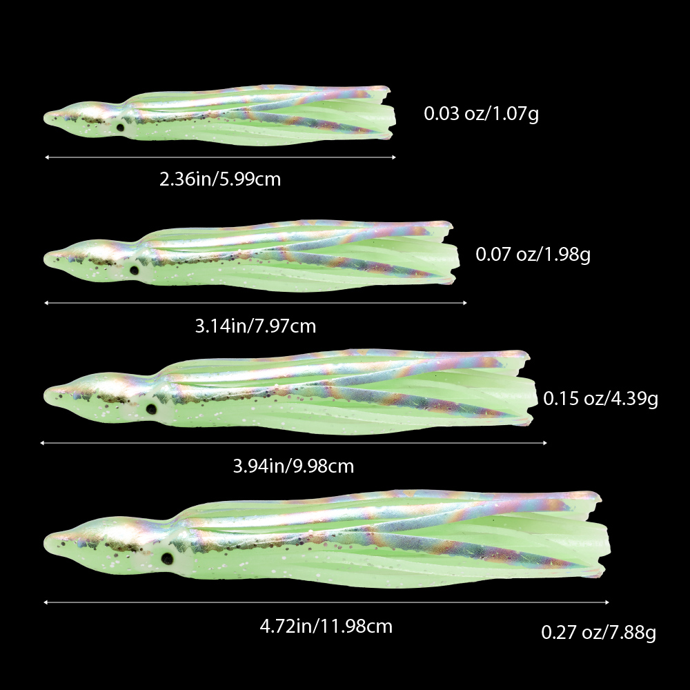 10個入り ソフトライト オクトパス イカ スカート ルアー - Fishing Lure Buzzbait のレビューと価格