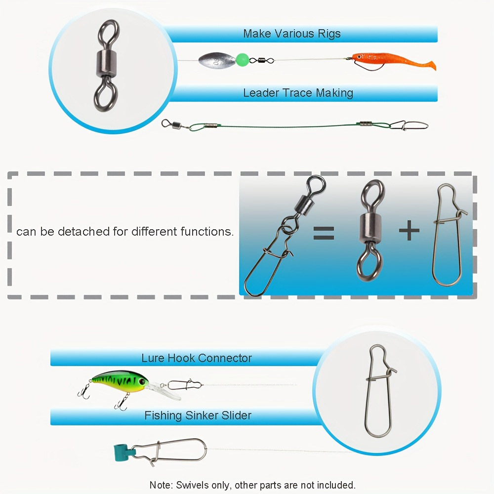 95/210個セット フィッシングコネクターギアキット 2- - Fishing Lure Making Kit のレビューと価格