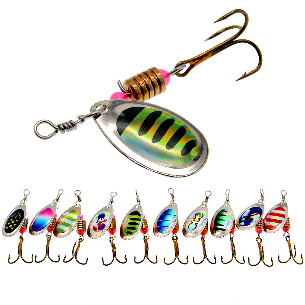 スピナーフィッシングルアーキット,スピナースピナースプーン, - Fishing Lure Spinner のレビューと価格