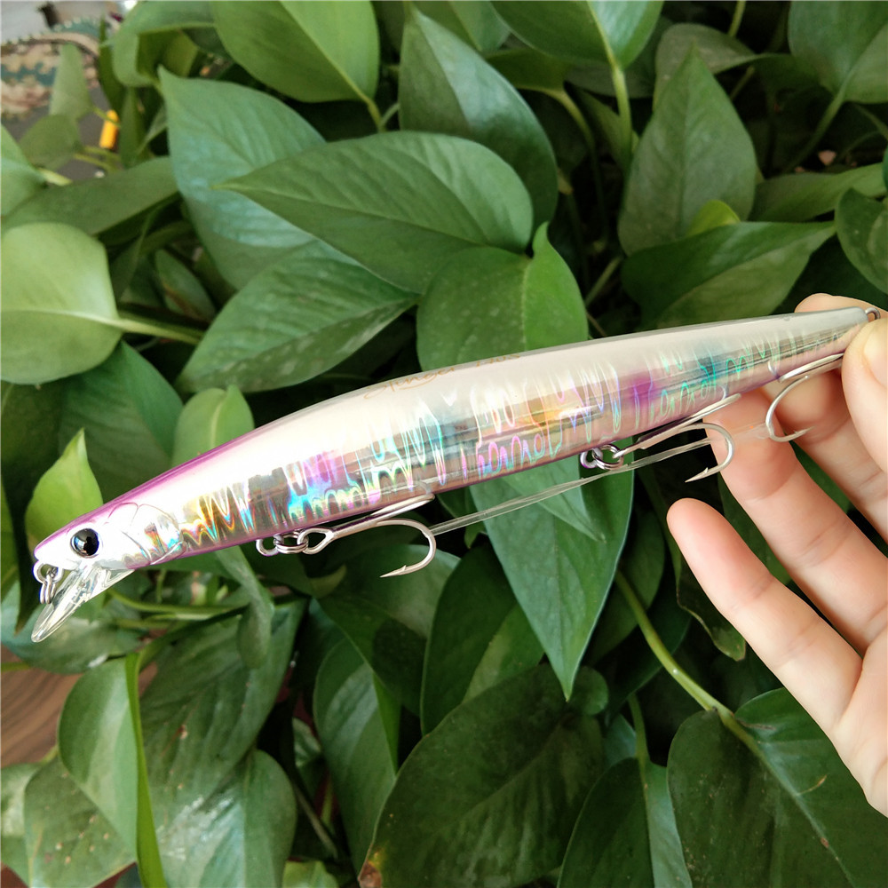 TSURINOYA-塩水釣り用の大きなハードベイト,魚を捕ま - Fishing Lure Jerkbait のレビューと価格
