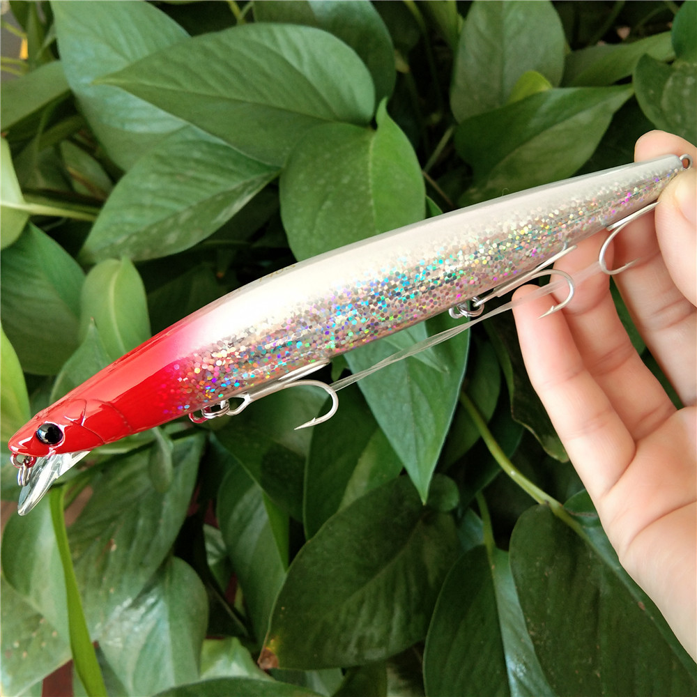 TSURINOYA-塩水釣り用の大きなハードベイト,魚を捕ま - Fishing Lure Jerkbait のレビューと価格
