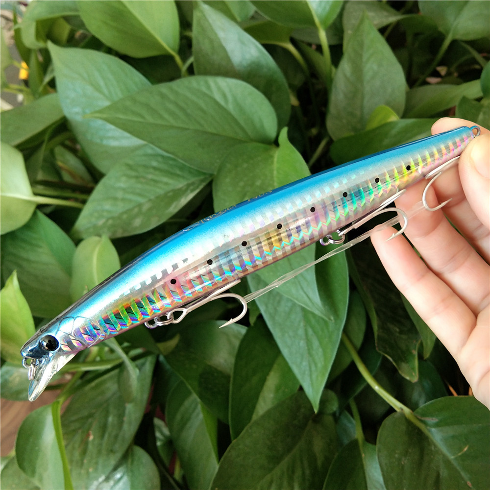 TSURINOYA-塩水釣り用の大きなハードベイト,魚を捕ま - Fishing Lure Jerkbait のレビューと価格