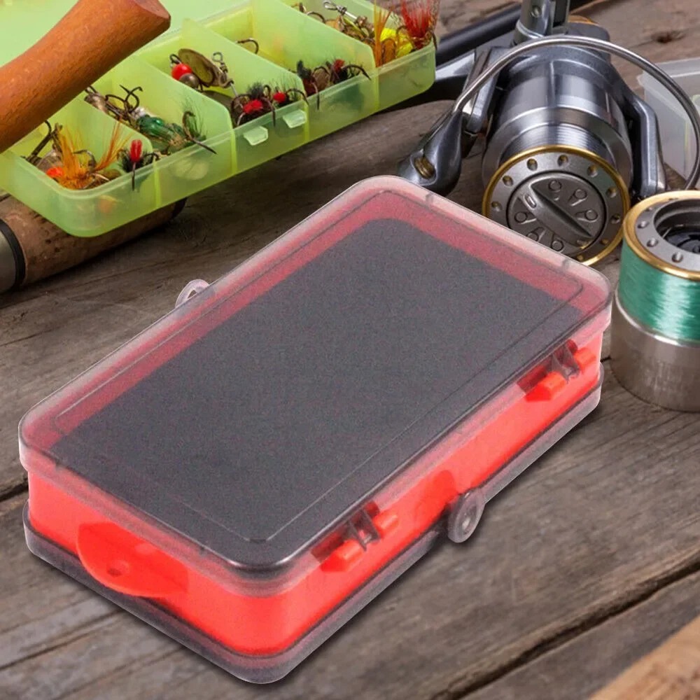 ポータブル両面分割ベイトボックス クランクジグヘッドフックセ - Fishing Lure Soft Plastic のレビューと価格