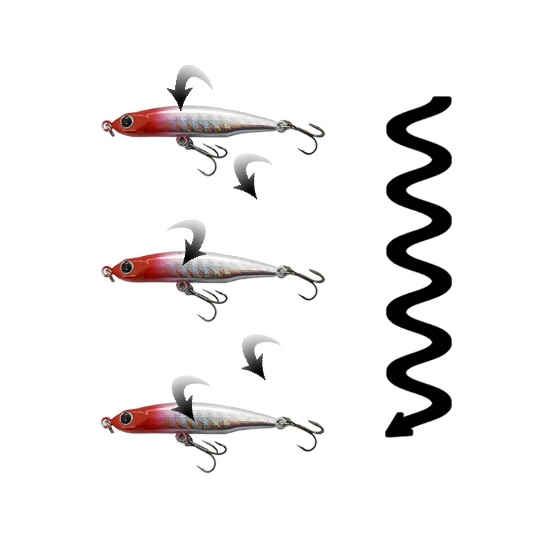 3.2gシンキングミニペンシルルアー,クランクベイト,ハード - Fishing Lure Crankbait のレビューと価格