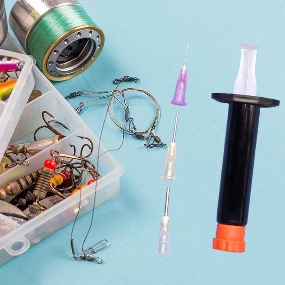 2セット ブラックUVレジン注入シリンジ 3サイズの鈍針チッ - Fishing Lure Kit のレビューと価格