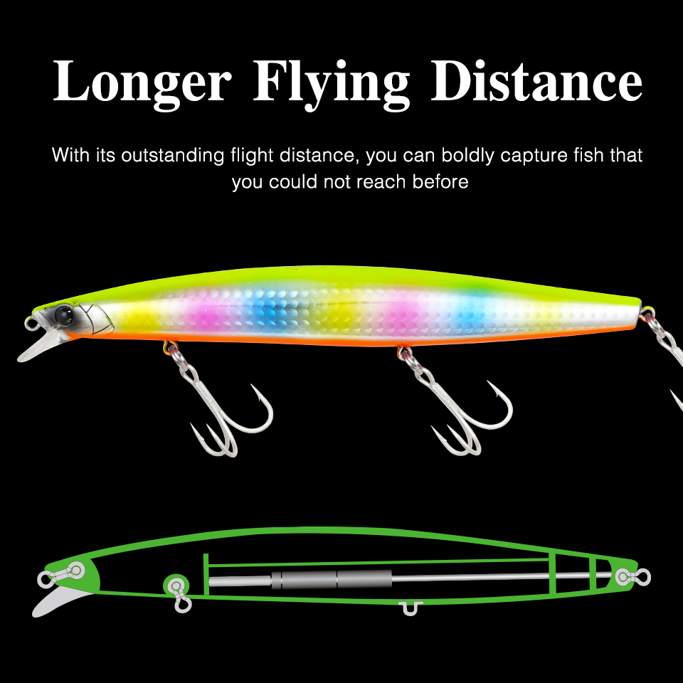 をtsurinoya 160Fフローティングミノー釣りルアー - Fishing Lure Topwater のレビューと価格