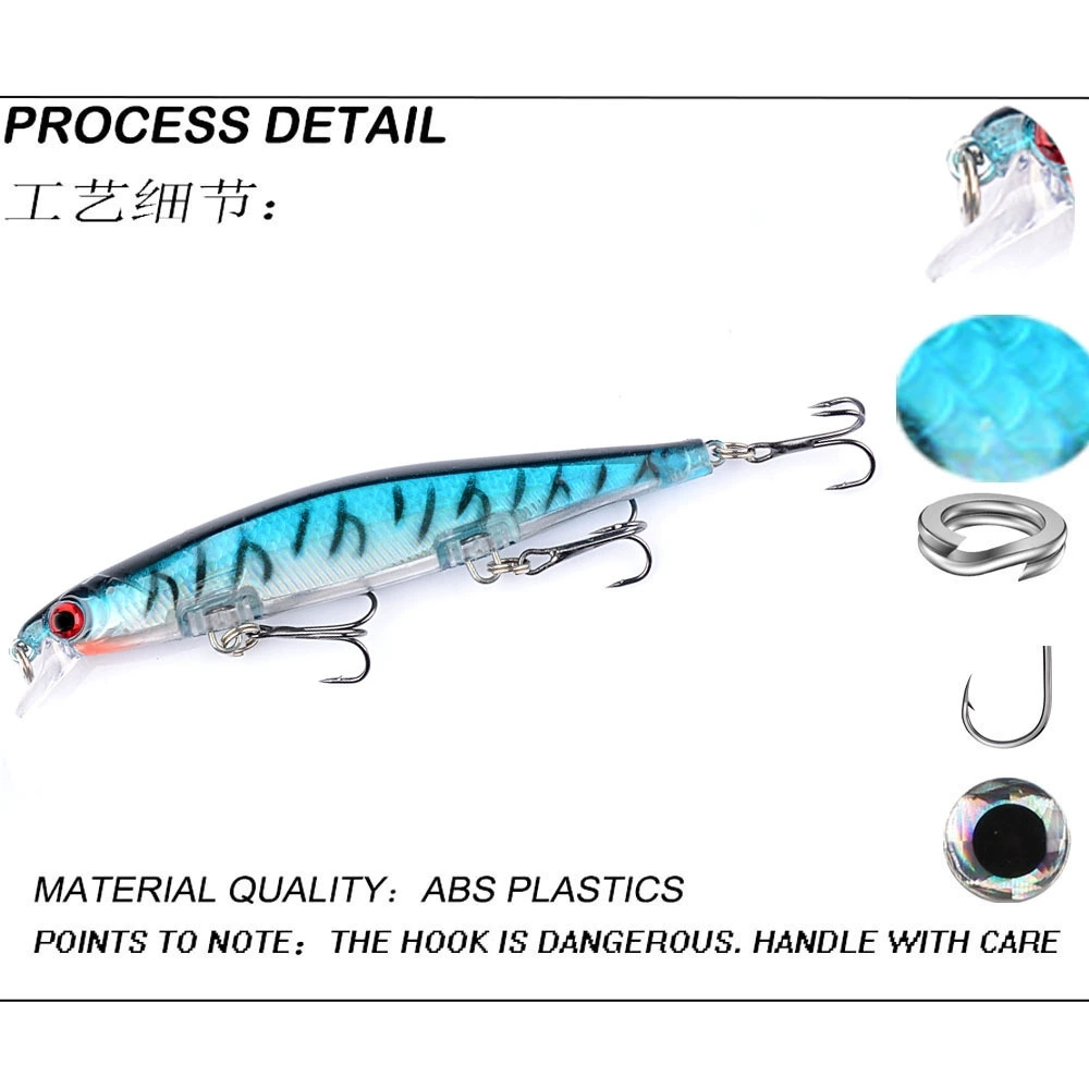 1pc レーザーシンキングミノー釣りルアー 11 センチメー - Fishing Lure Jerkbait のレビューと価格