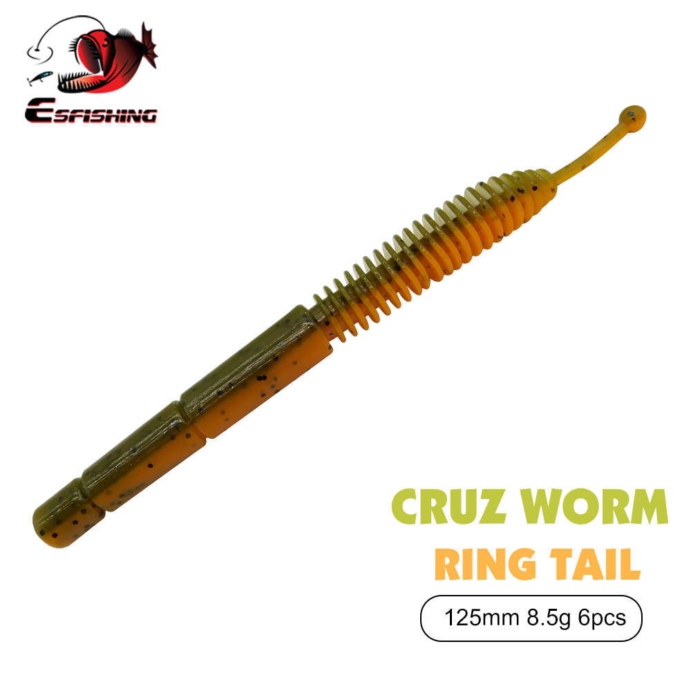 ESFISHING ソフトルアー クルーズワーム 125mm - Fishing Lure Jerkbait のレビューと価格