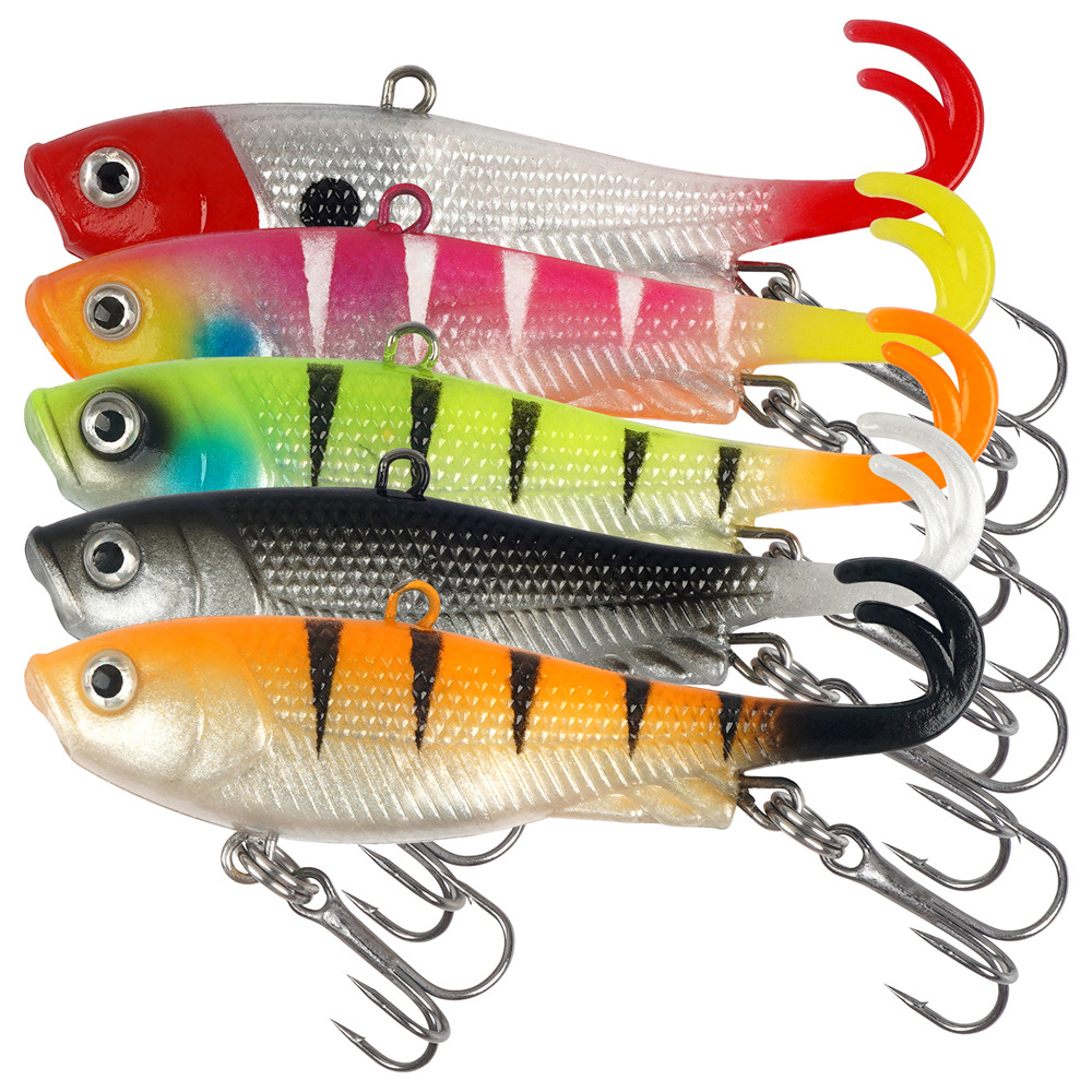 5個入り プレリグジグヘッド ウォブラー ソフトフィッシング - Fishing Lure Swimbait のレビューと価格