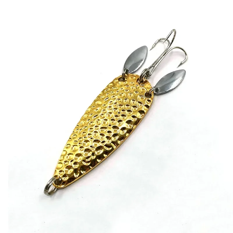 1 個金属スプーンスピナーベイトダブル回転ハード人工餌 10 - Fishing Lure Spinnerbait のレビューと価格