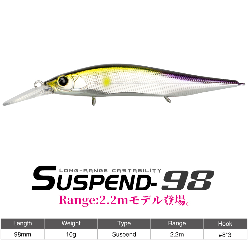 TSURINOYA サスペンディングミノー ジャークベイト  - Fishing Lure Jerkbait のレビューと価格