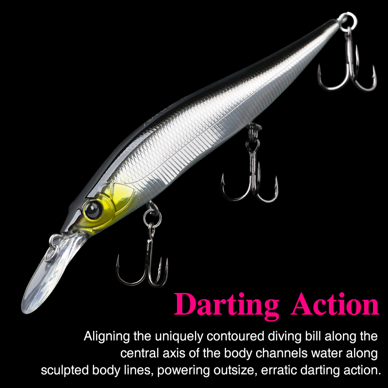 TSURINOYA サスペンディングミノー ジャークベイト  - Fishing Lure Jerkbait のレビューと価格