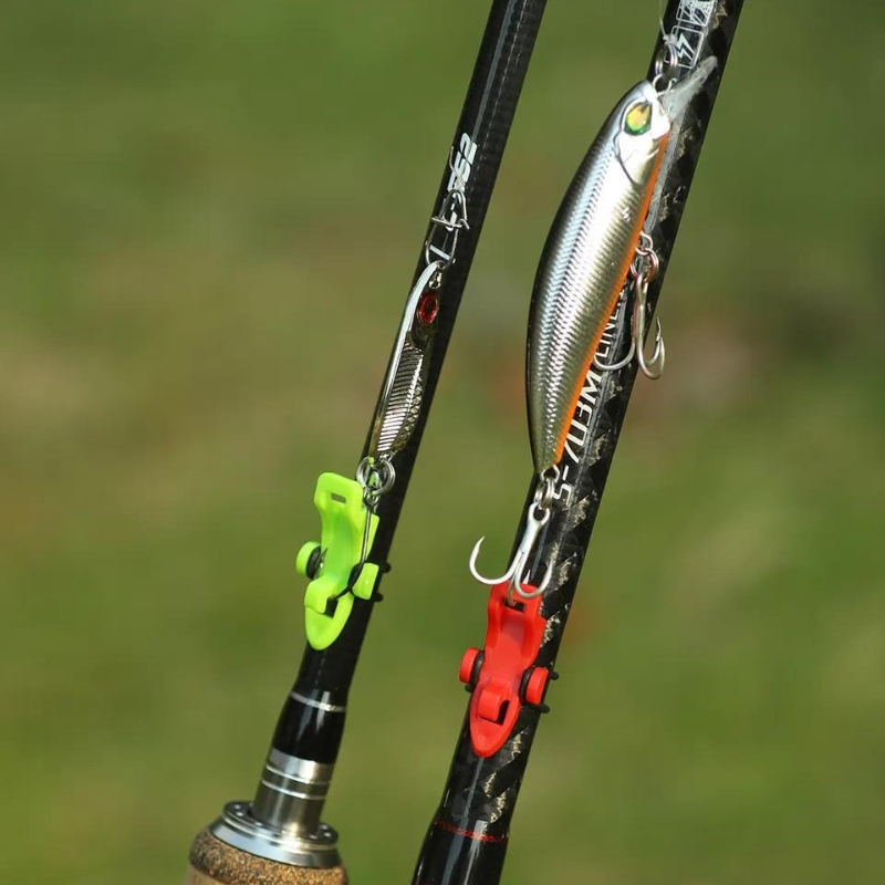 5 個釣り竿ポールフックキーパールアーベイトホルダールアーア - Fishing Lure Jig のレビューと価格