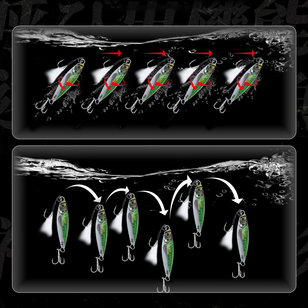 Hunthouse メタルジグ釣りルアーシンキングスロージギ - Fishing Lure Spoon のレビューと価格