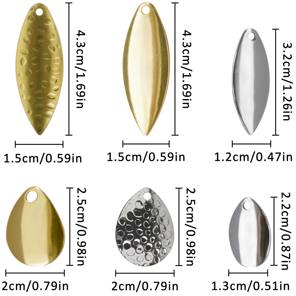 スプーンタイプの釣り餌,スピナーベイト,メタルスプーンルアー - Fishing Lure Buzzbait のレビューと価格