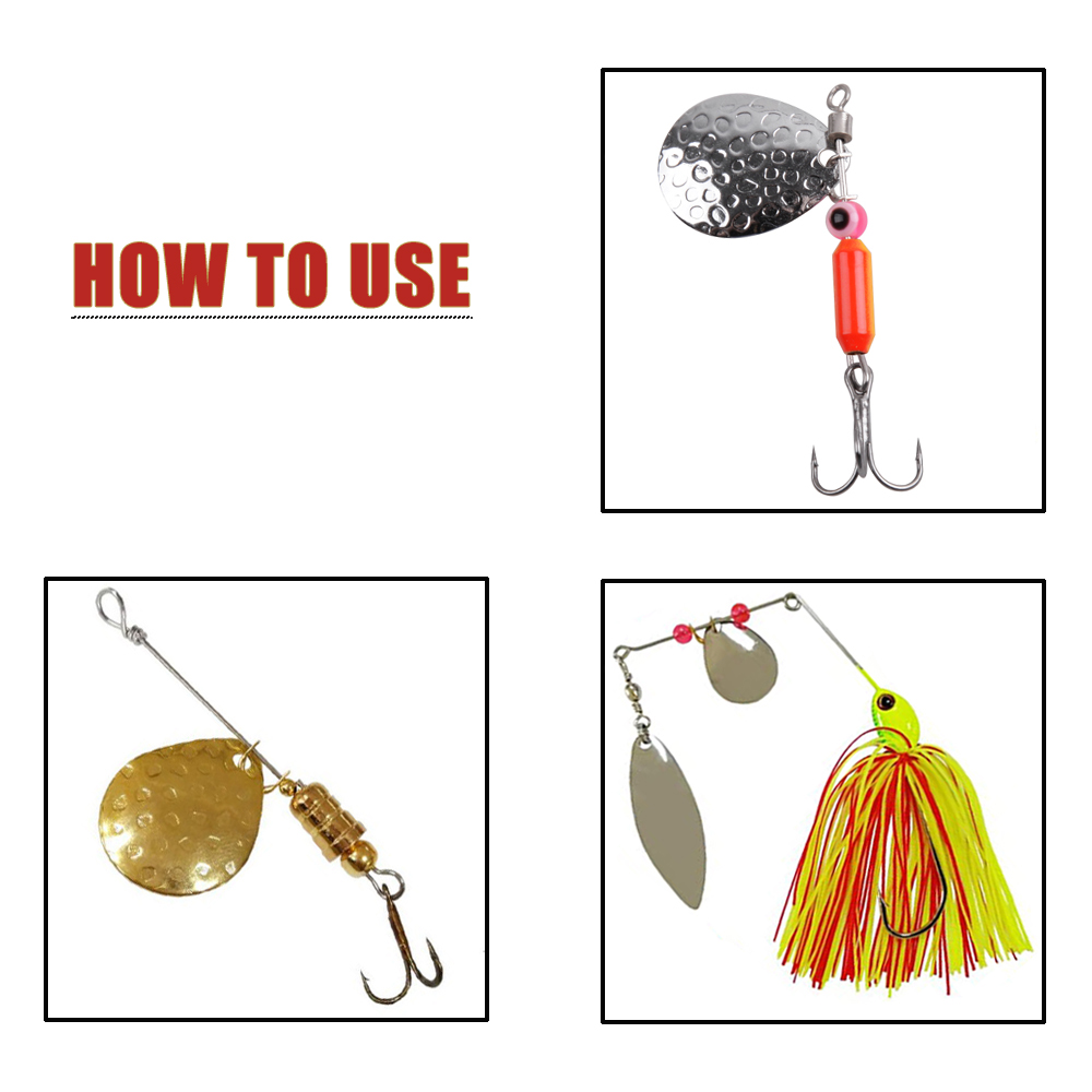スプーンタイプの釣り餌,スピナーベイト,メタルスプーンルアー - Fishing Lure Buzzbait のレビューと価格