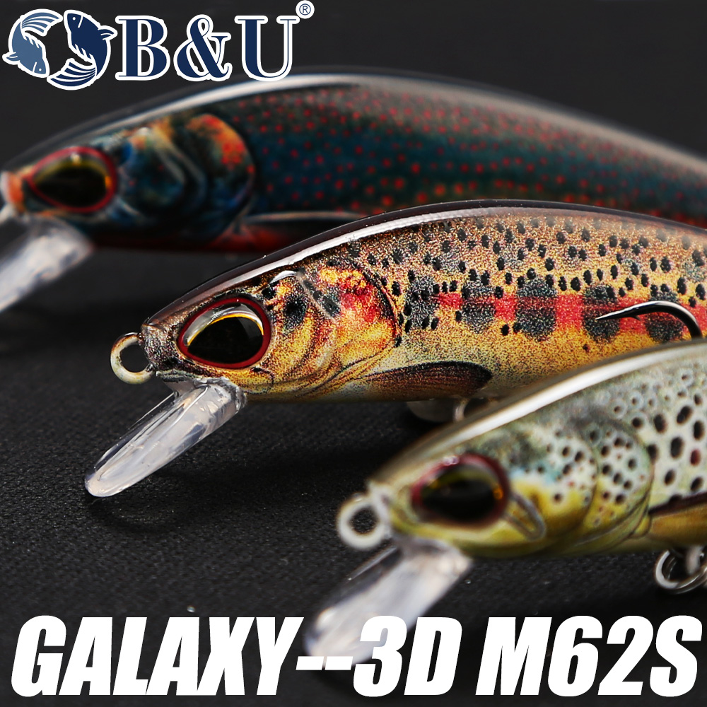 B&U 62 ミリメートル 8.4 グラムシンキングミノーワ - Fishing Lure Jerkbait のレビューと価格