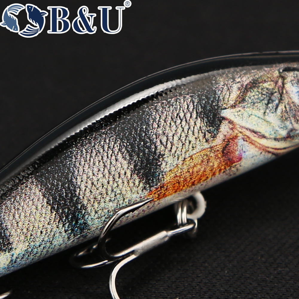 B&U 62 ミリメートル 8.4 グラムシンキングミノーワ - Fishing Lure Jerkbait のレビューと価格