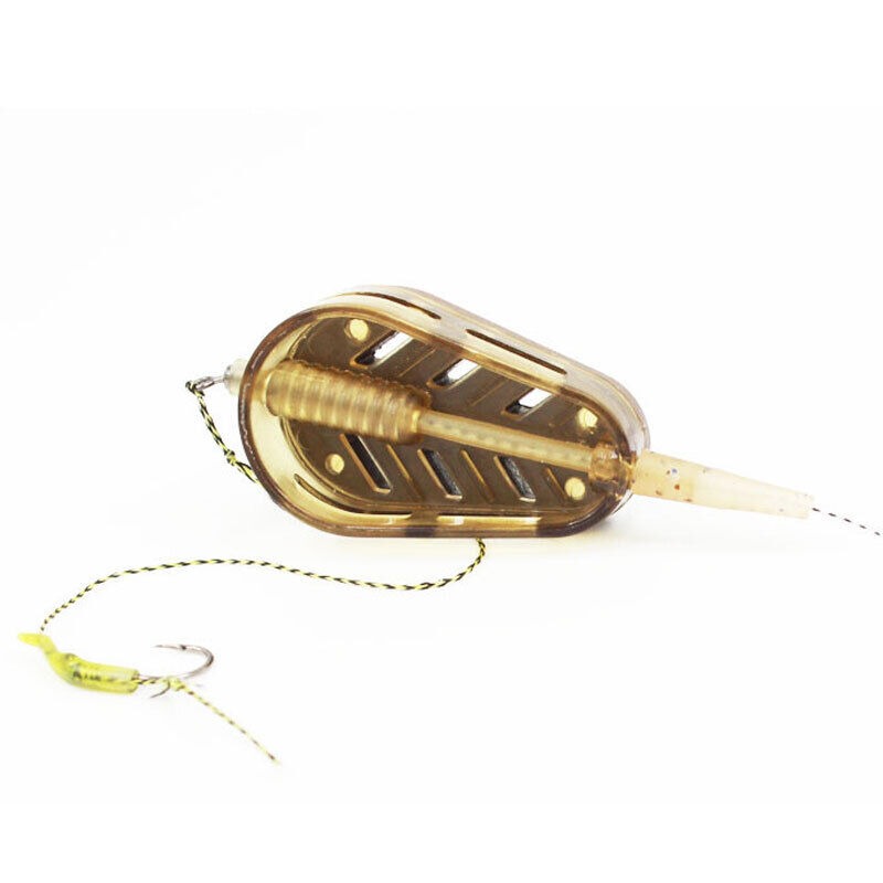 5 個埋め込みフィーダー釣りインライン鯉釣りフィーダー合金シ - Fishing Lure Kit のレビューと価格