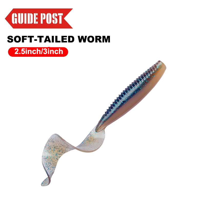 ガイドポスト-ソフトテールワームルアー、人工釣り餌、ヒトデ餌 - Fishing Lure Soft Plastic のレビューと価格