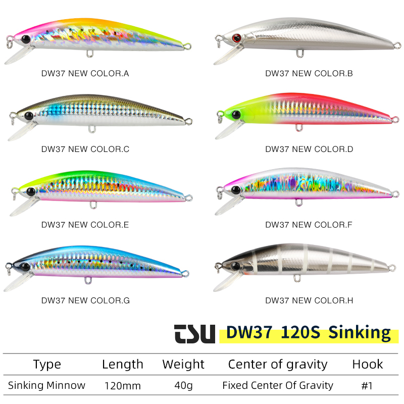 TSURINOYA ソルトウォーターシンキングミノー 120 - Fishing Lure Buzzbait のレビューと価格