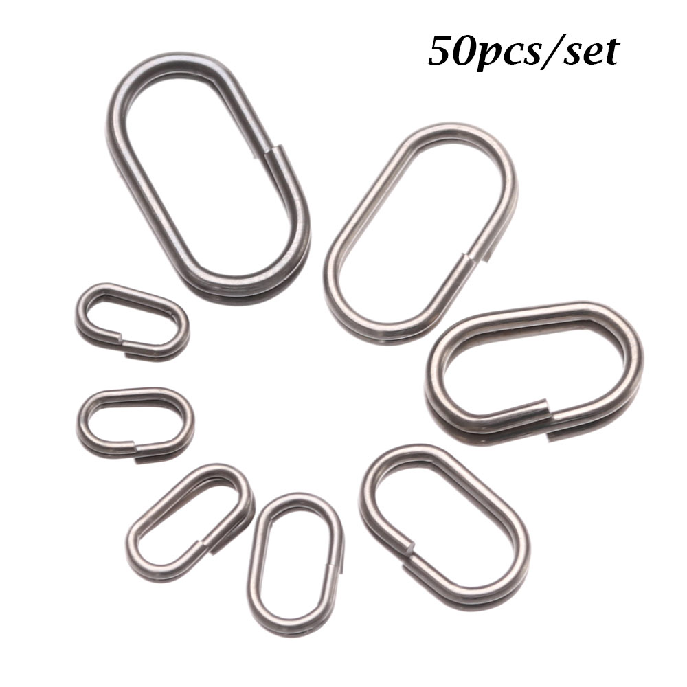 50ピース/ロット8/10/13/15/17/19ミリメート - Fishing Lure Accessories のレビューと価格